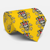 338 Skull King Kleur Stropdas (Opgerold)