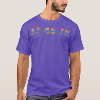 33 45 78 RPM Vinyl Turntable DJ Record Music Playe T-shirt