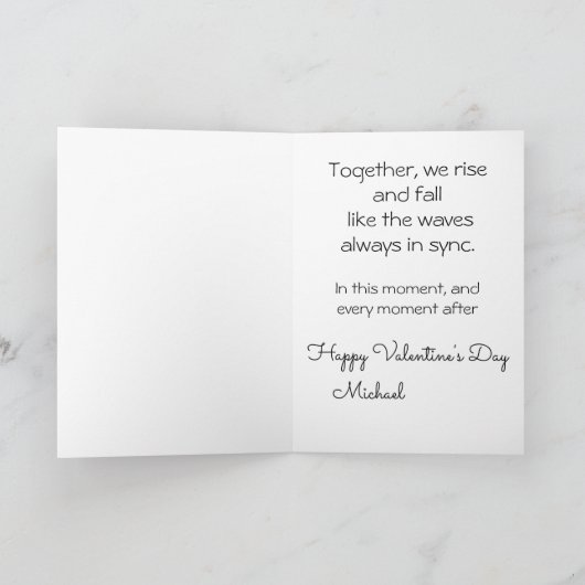 *~* 33 AP51 Love Boat Hearts Romantische Valentijn Feestdagen Kaart (Binnen)