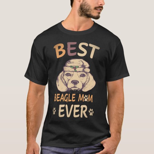 33 Beste Beagle Moeder Ooit Beagle T-shirt (Voorkant)