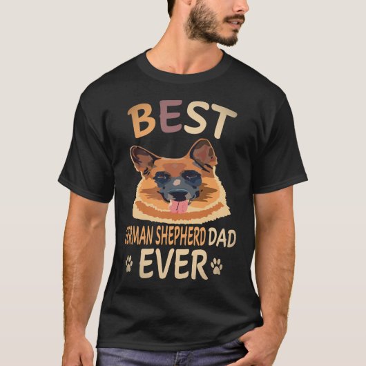 33 Beste Duitse Herders Vader Ooit Duitse Herder T-shirt (Voorkant)