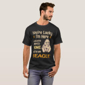 33 Bleef thuis met mijn Beagle T-shirt (Voorkant volledig)