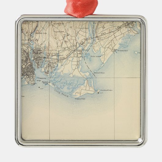 33 Bridgeport Metalen Ornament (Voorkant)