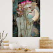 *~* 33 FD2 Nouveau Fantasy ETHERISCH Droomachtig Poster (Keuken)