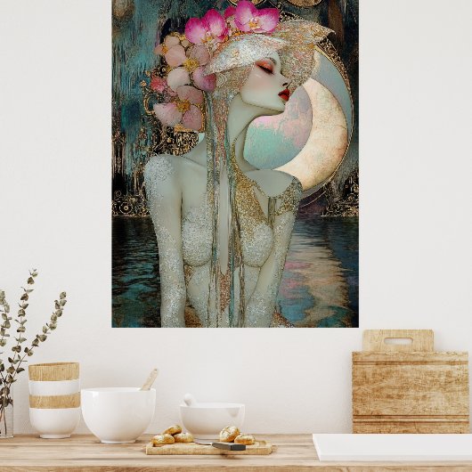 *~* 33 FD2 Nouveau Fantasy ETHERISCH Droomachtig Poster (Keuken)