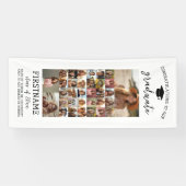 33 Foto - Afstuderen Modern Minimaal Wit Spandoek (Horizontaal)
