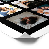 33 Fotosjabloon Aangepast aangepast Collage Poster (Hoek)