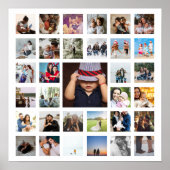 33 Fotosjabloon Aangepast aangepast Collage Poster (Voorkant)
