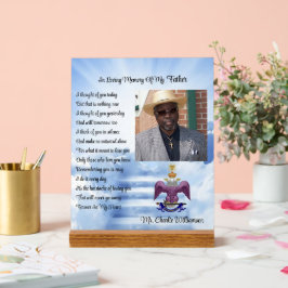 33 graden Mason Memorial Foto Acryl Bord