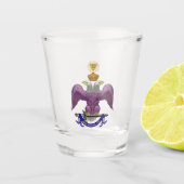 33 graden shot glas (Voorkant)