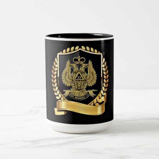 33 graden tweekleurige koffiemok (Center)