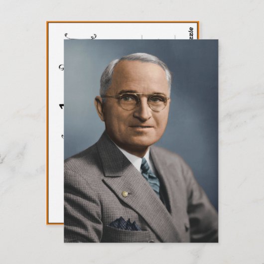 33 Harry S. Truman Briefkaart (Voorkant / Achterkant)
