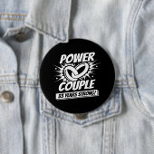 33 jaar getrouwd - 33 jaar huwelijk Jubileum Ronde Button 4,0 Cm (In situ)