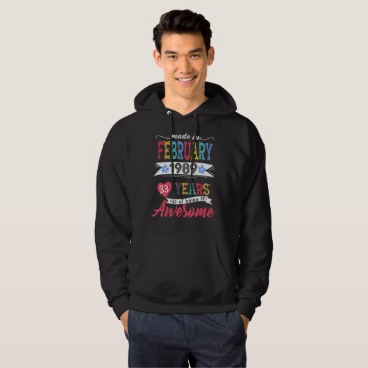 33 jaar Geweldige 33 Hoodie (Voorkant volledig)