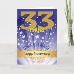 33 Jaar Hersteljubileum Vet Numeriek Kaart