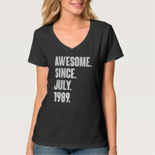 33 jaar oud 33e verjaardag Geweldige sinds juli 19 T-shirt
