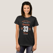 33 jaar oude bruistocht t-shirt (Voorkant volledig)