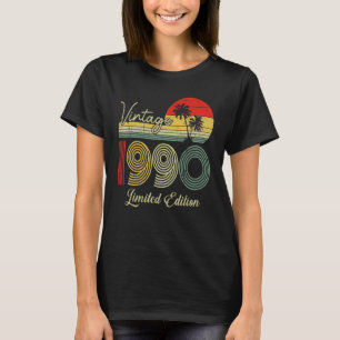 33 jaar oude Vintage 1990 33e verjaardag 1 T-shirt