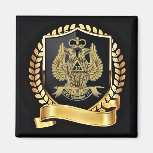 33 Mason voor graden Magneet (Voorkant)