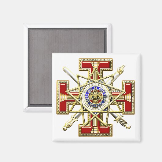 33 Mason voor graden Magneet (Voorkant / Achterkant)
