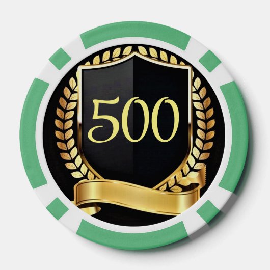 33 Mason voor graden Poker Chips (Achterkant)