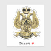 33 Mason voor graden Sticker (Vel)