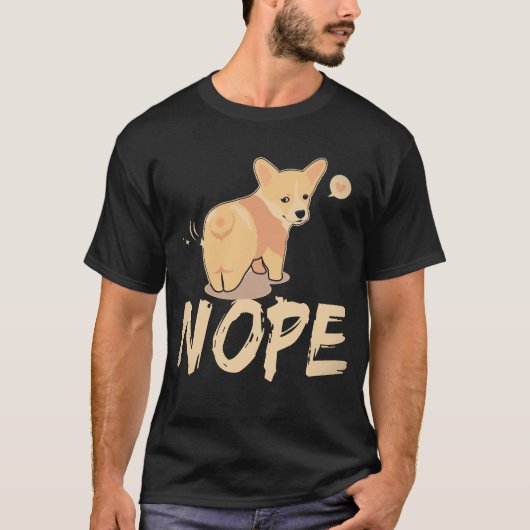 33 Nee - Corgi T-shirt (Voorkant)