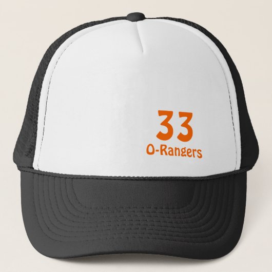 33, O-Rangers Trucker Pet (Voorkant)