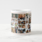 33 Photo Collage Best Grandma Ever Grote Koffiekop (Voorkant)