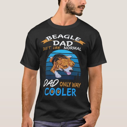 33 Vader - Beagle Vader Koeler Beagle T-shirt (Voorkant)