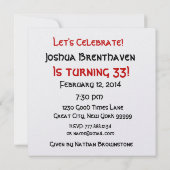 33e goudkaarsen en ballonmetaal kaart (Achterkant)