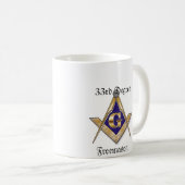 33e graad Freemason White Mok (Voorkant rechts)