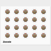 33e graad: Staatsinspecteur-generaal Ronde Sticker (Vel)