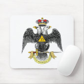 33e graads Scottish Rite Black Eagle Muismat (Met muis)