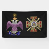 33e gradenmason spandoek (Horizontaal)