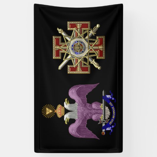 33e gradenmason spandoek (Verticaal)