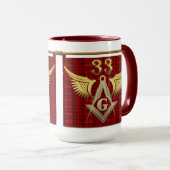 33e gradenvrijheid mok (Voorkant rechts)