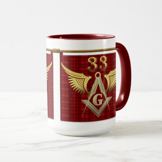 33e gradenvrijheid mok (Voorkant rechts)