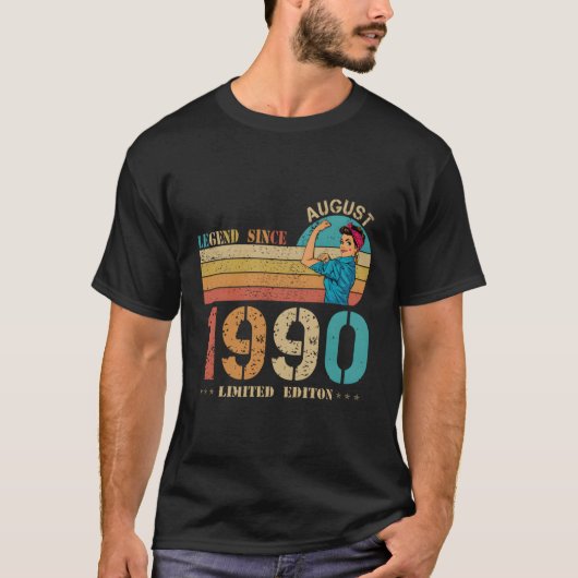 33e legende sinds augustus 1990 33 t-shirt (Voorkant)