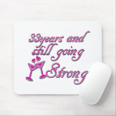 33e trouwdag muismat (Met muis)