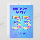 33e uitnodiging van de Partij van de Dagen Voeg ee (Voorkant)