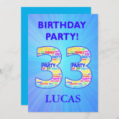 33e uitnodiging van de Partij van de Dagen Voeg ee (Voorkant / Achterkant)