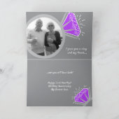 33e verjaardag Amethys ring nu dan foto Kaart (Binnen)