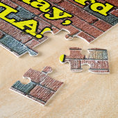 33e verjaardag: Fun Graffiti-geïnspireerde regenbo Legpuzzel (Zijkant)