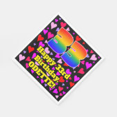 33e verjaardag: Heatten, regenboognr. 33 Servet (Hoek)