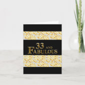 33e verjaardag kaart (Voorkant)