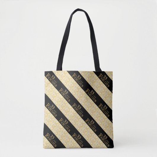 33e verjaardag tote bag (Voorkant)