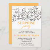 33e verjaardag uitnodiging Verrassingsfeest (Voorkant / Achterkant)