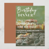 33e verjaardag uitnodigingen Backyard bbq (Voorkant / Achterkant)