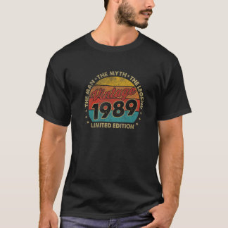 33Rd Birthday Limited Edition 1989 33 Year T-shirt